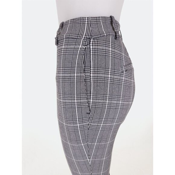 DEREK LAM 10 CROSBY 0 Two-toned Plaid Flannel Button Flare Cropped Pant $395US - Picture 8 of 11